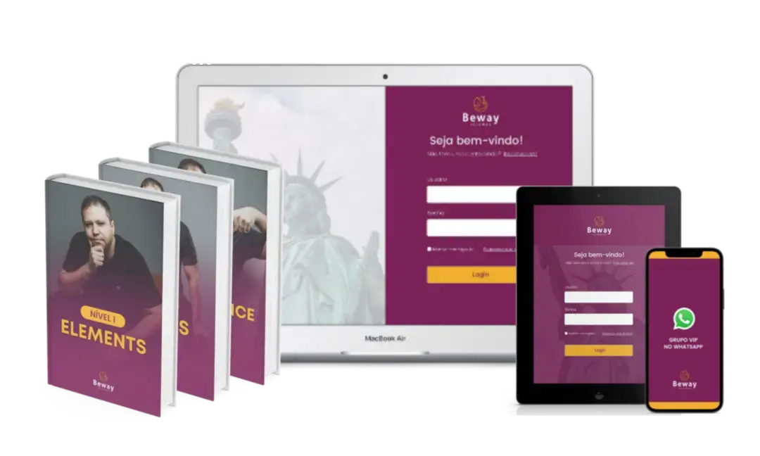 Beway Idiomas Jonas – Fluência Rápida com Suporte 24h