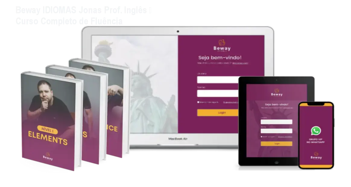 Beway IDIOMAS Jonas Prof. Inglês – Curso Completo de Fluência