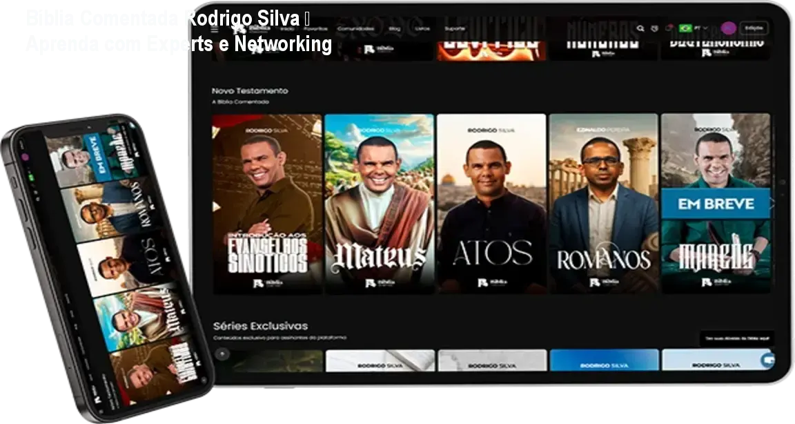Bíblia Comentada Rodrigo Silva – Aprenda com Experts e Networking