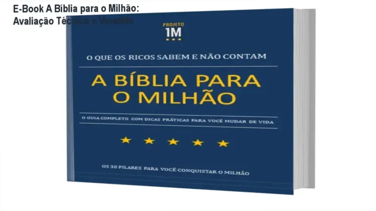 Capa do e‑book A Bíblia para o Milhão comparando benefícios e diferenciais