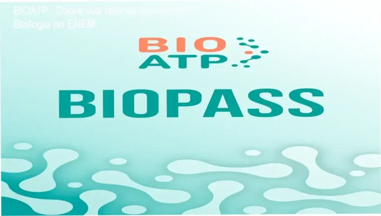 Tela do curso BIOATP mostrando simulados e plano de estudos D3R para ENEM
