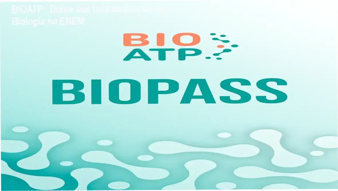 Tela do curso BIOATP mostrando simulados e plano de estudos D3R para ENEM