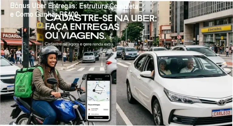 Bônus Uber Entregas – módulos, aulas e conteúdo programático
