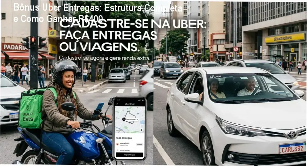 Bônus Uber Entregas – módulos, aulas e conteúdo programático