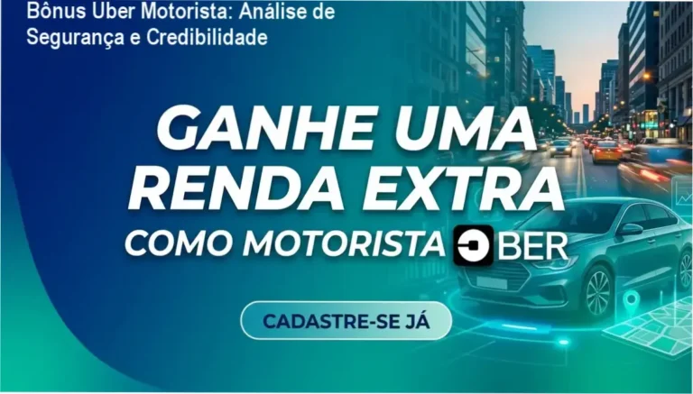 Bônus Uber Motorista reputação, segurança e confiabilidade