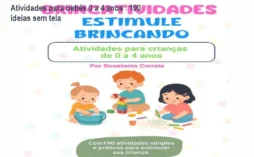 Atividades para bebês 0 a 4 anos – 190 ideias sem tela