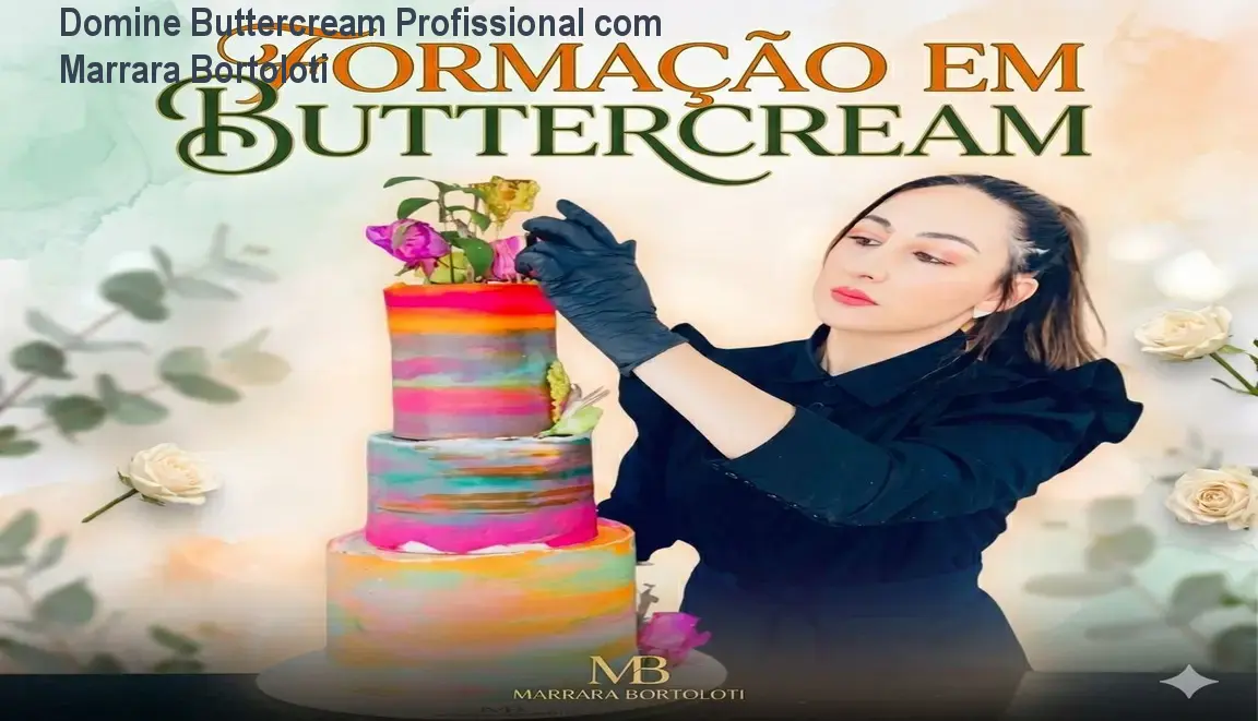 Domine Buttercream Profissional com Marrara Bortoloti