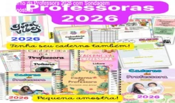 Caderno da Professora 2026 com Sondagem Diagnóstica