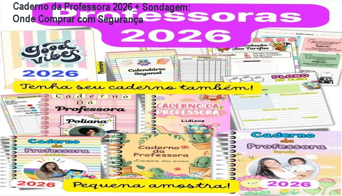 Caderno da Professora 2026 + Sondagem Diagnóstica cupom desconto