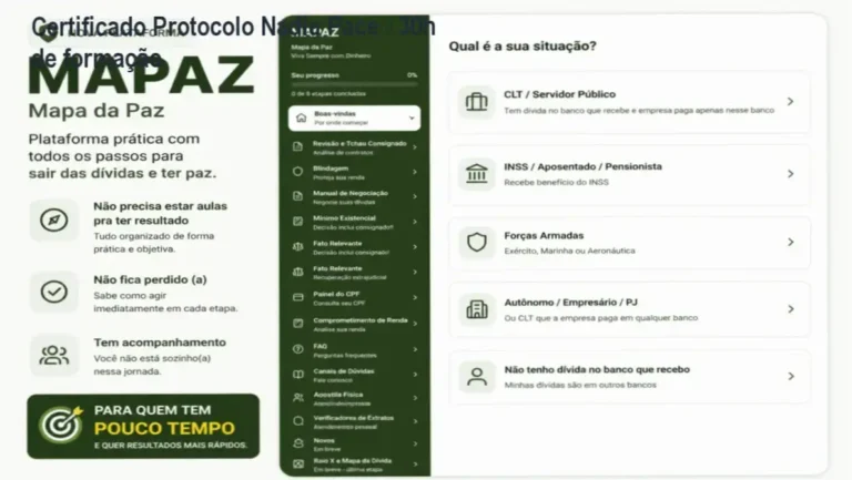 Certificado do Protocolo Nadia Pace – carga horária e reconhecimento da formação