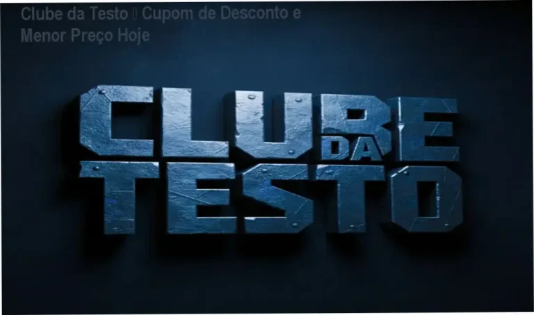 Clube da Testo do Dr. Alessandro Loiola - promoção com cupom de desconto e preço reduzido