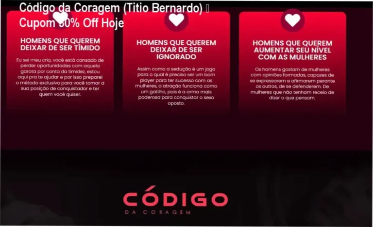 Código da Coragem de Titio Bernardo – credibilidade e confiança