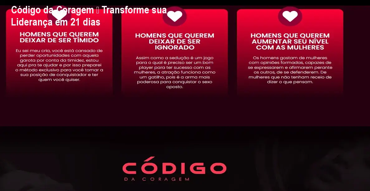 Código da Coragem – Transforme sua Liderança em 21 dias