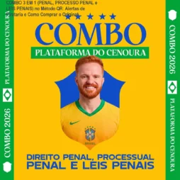 COMBO 3 EM 1 (PENAL, PROCESSO PENAL e LEIS PENAIS) no Método QR: Alertas de Pirataria e Como Comprar o Original.