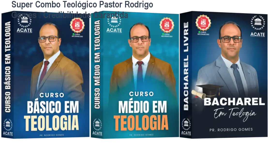 Super Combo Teológico Pastor Rodrigo Gomes – Credibilidade Garantida