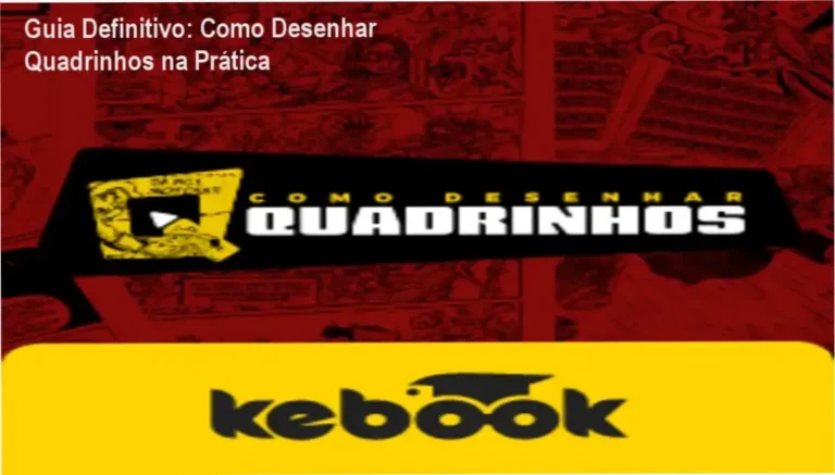 Ilustração mostrando etapas de criação de quadrinhos no tutorial de Thiago Spyked