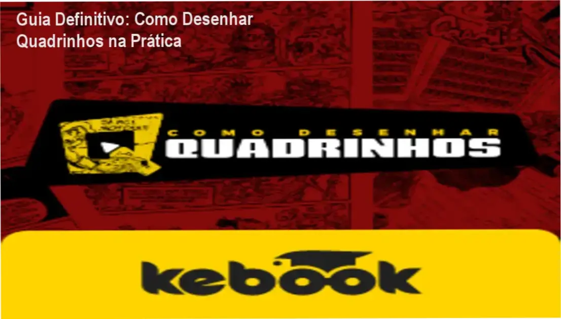 Ilustração mostrando etapas de criação de quadrinhos no tutorial de Thiago Spyked