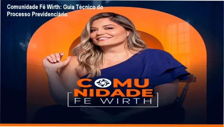 Imagem promocional da Comunidade Fê Wirth mostrando benefícios e desconto para advogados previdenciários