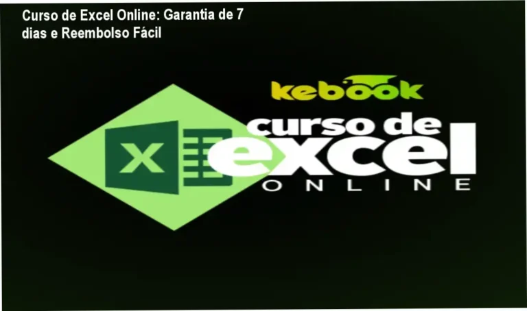 Curso de Excel Online garantia e reembolso