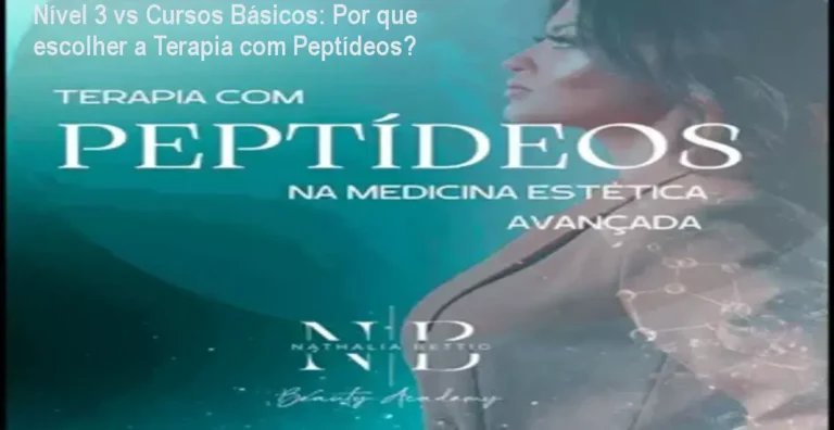 Curso avançado Nível 3 de terapia com peptídeos por Dra. Nathalia Bettio, foco em protocolos clínicos personalizados