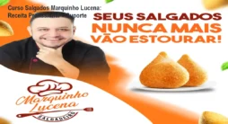 Curso Salgados Marquinho Lucena: Receita Profissional + Suporte