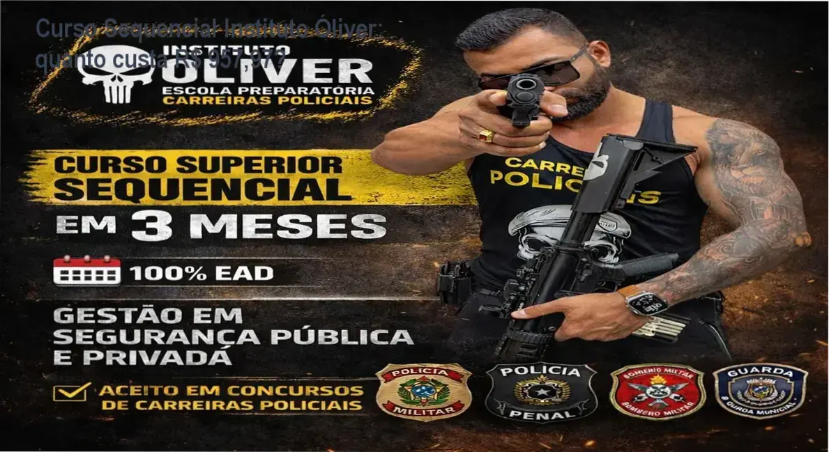 Instituto Óliver custo-benefício e valor percebido do curso sequencial