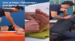 Curso de Shiatsu + Reflexoterapia + Quick Massage – Aprenda Técnicas Profissionais