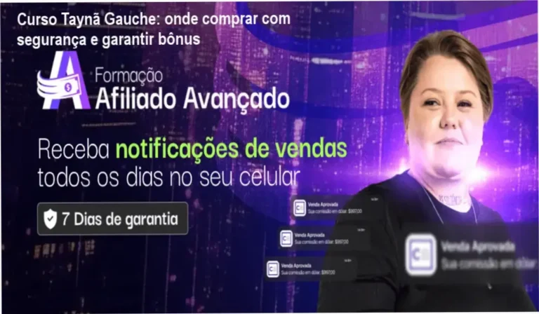 Curso Taynã Gauche cupom oferta desconto