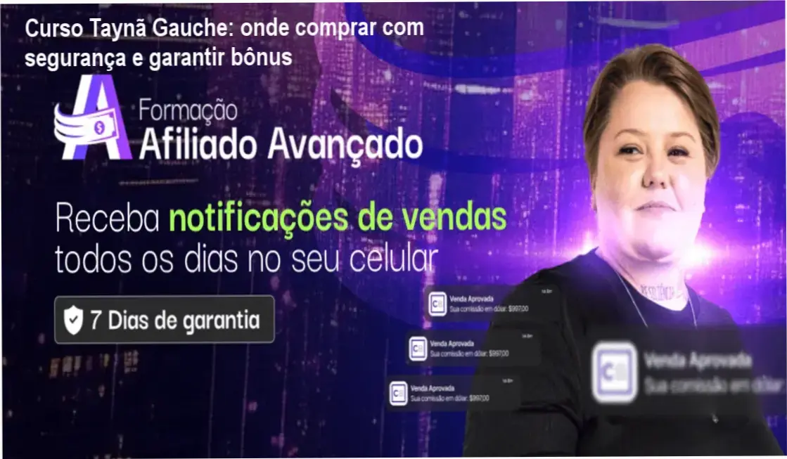 Curso Taynã Gauche cupom oferta desconto