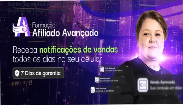Curso Taynã Gauche – garantia de 7 dias e reembolso