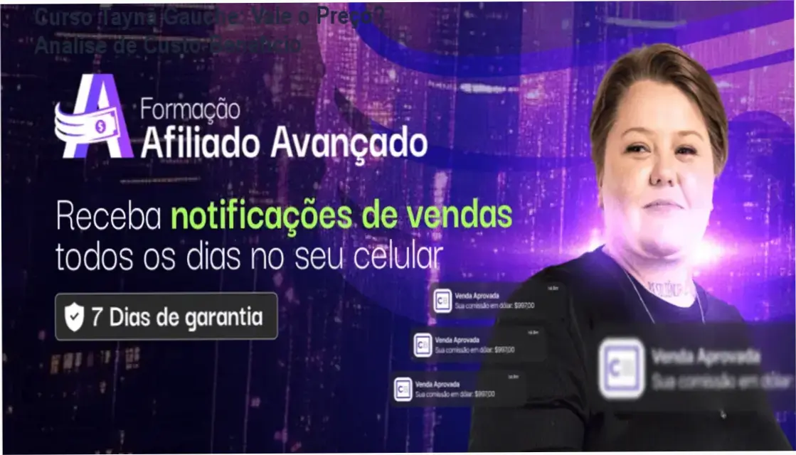 Curso Taynã Gauche – garantia de 7 dias e reembolso