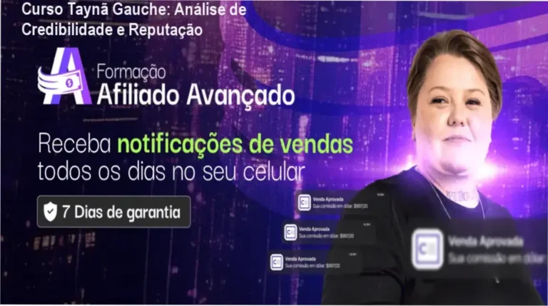 Curso Taynã Gauche – custo-benefício, investimento e valor entregue