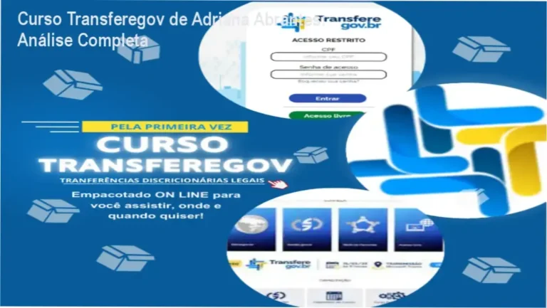 Curso Transferegov de Adriana Abrantes – bastidores e funcionamento interno