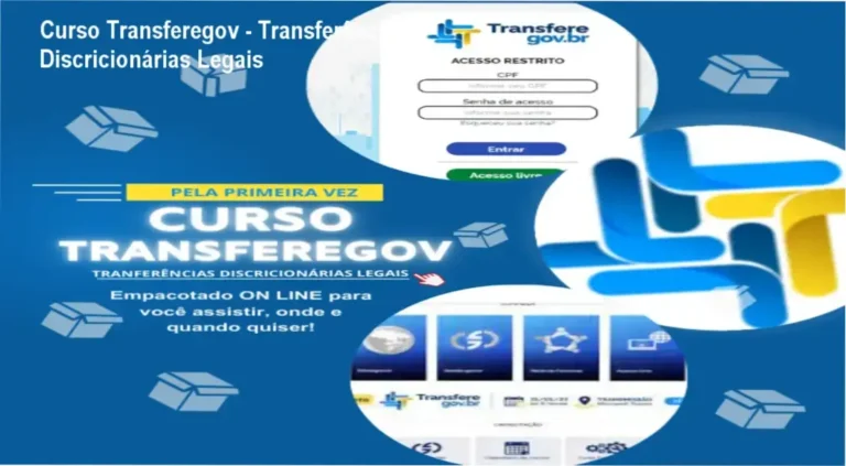 Curso Transferegov – Transferências Discricionárias Legais