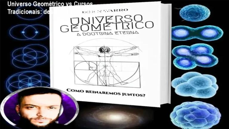 Imagem do curso Universo Geométrico de Bob Navarro mostrando benefícios de prospecção consciente