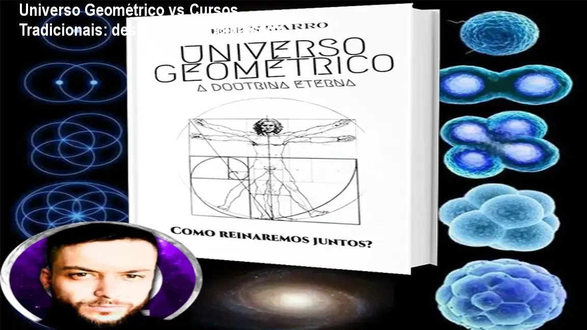 Imagem do curso Universo Geométrico de Bob Navarro mostrando benefícios de prospecção consciente