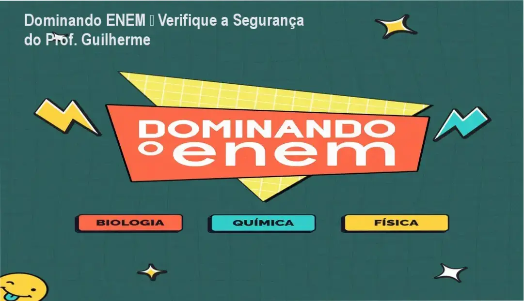 Dominando o ENEM Prof. Guilherme reputação, segurança, fraude e confiabilidade