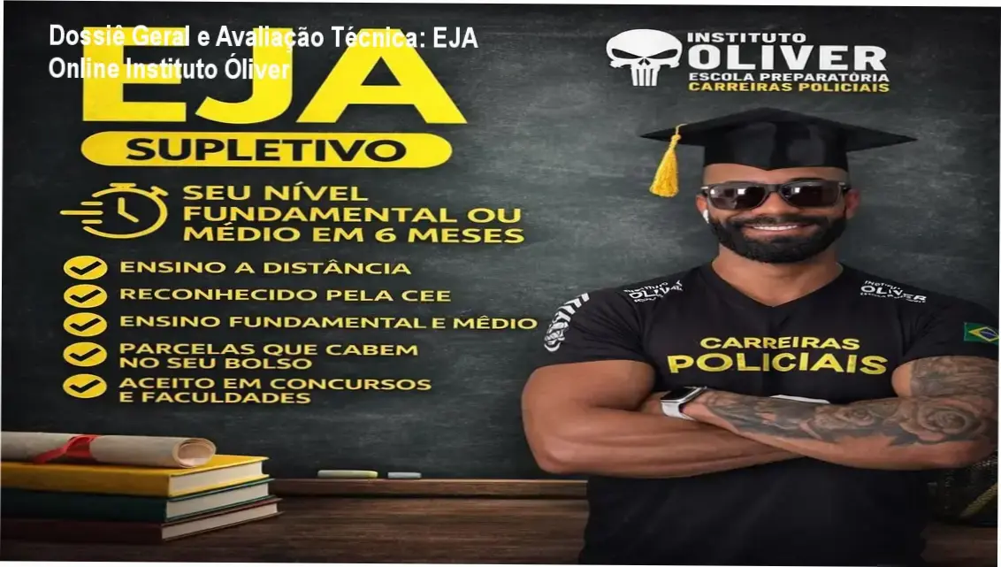 Gráfico de desempenho técnico do ecossistema EJA Online Instituto Óliver