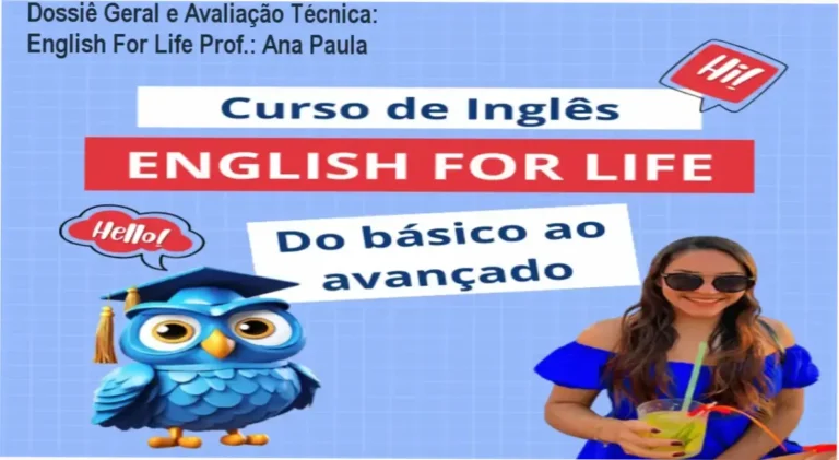 Gráfico de desempenho técnico do ecossistema English For Life Prof.: Ana Paula