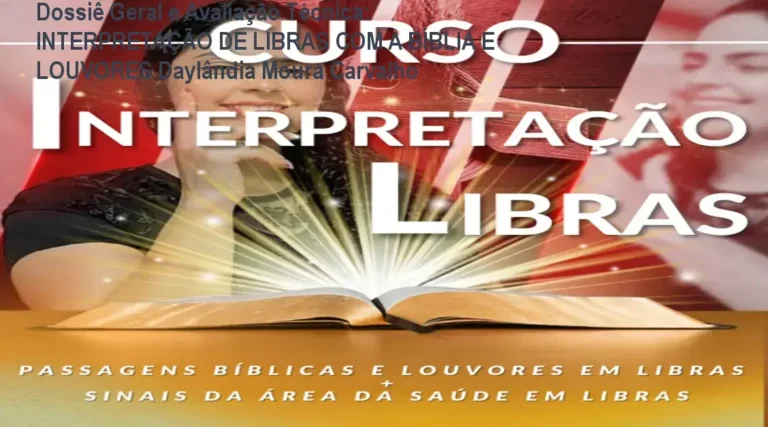 Gráfico de desempenho técnico do ecossistema INTERPRETAÇÃO DE LIBRAS COM A BÍBLIA E LOUVORES Daylândia Moura Carvalho
