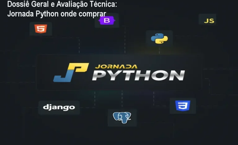 Gráfico de desempenho técnico do ecossistema Jornada Python onde comprar