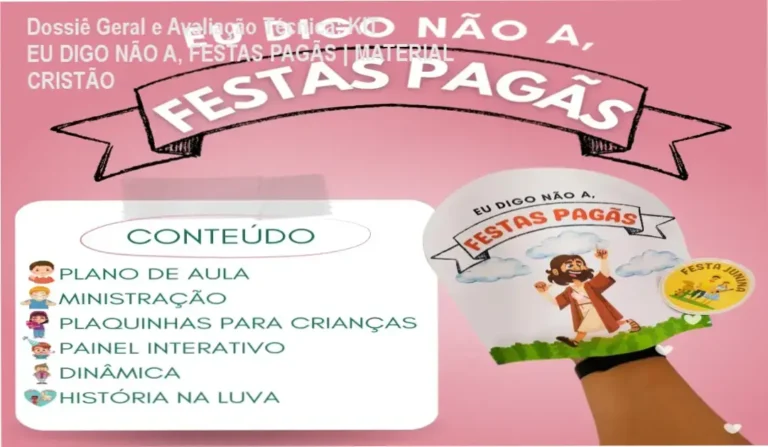 Gráfico de desempenho técnico do ecossistema KIT EU DIGO NÃO A, FESTAS PAGÃS | MATERIAL CRISTÃO