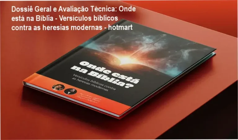 Gráfico de desempenho técnico do ecossistema Onde está na Bíblia - Versículos bíblicos contra as heresias modernas - hotmart