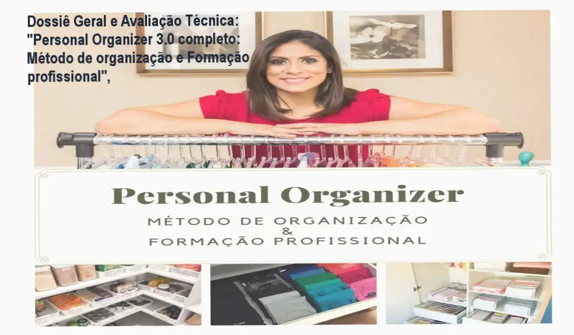 Dossiê Geral e Avaliação Técnica: "Personal Organizer 3.0 completo: Método de organização e Formação profissional",