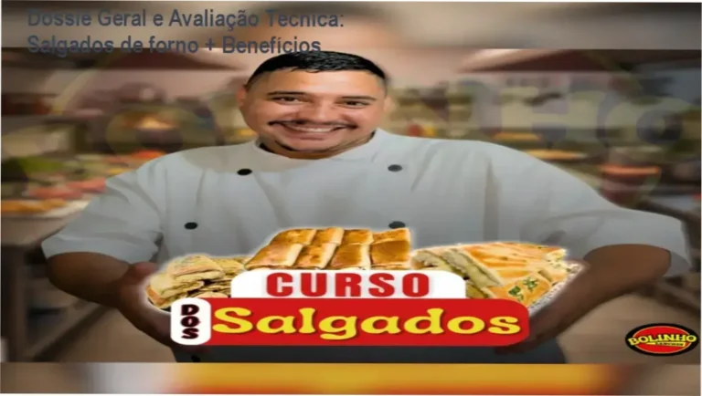 Gráfico de desempenho técnico do ecossistema Salgados de forno + Benefícios