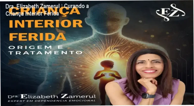 Dra. Elizabeth Zamerul apresentando o curso Criança Interior Ferida para superar traumas emocionais