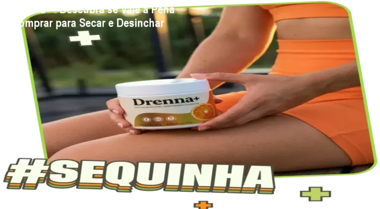 Pó Drenna+ diluído em água, mostrando efeito desinchante nas mulheres acima de 30 anos