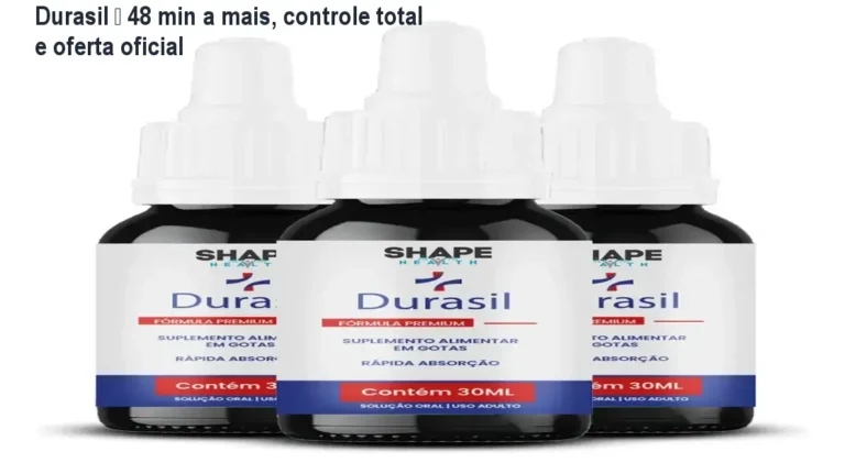 Durasil serum aplicado na glande para controle da ejaculação e prolongar o prazer até 48 minutos