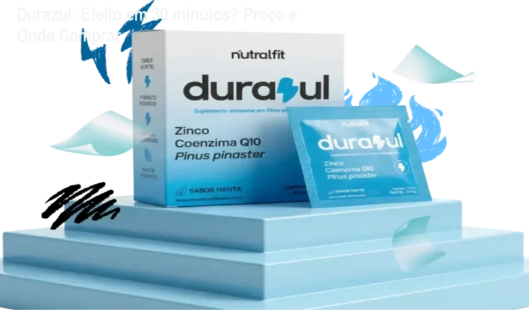 Adesivo sublingual Durazul prometendo ereção firme em 30 minutos