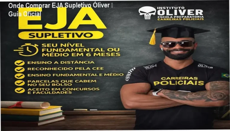 EJA Supletivo Óliver cupom desconto